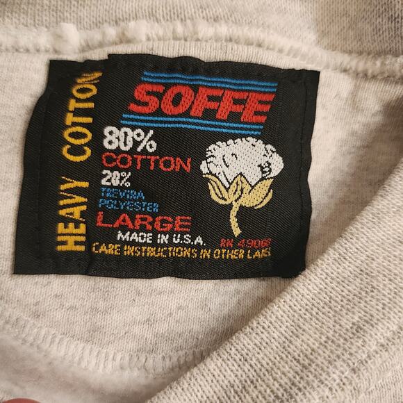 VINTAGE Men's US Airforce Sweatshirt Elgin AFB Florida Made In USA Large L - Picture 3 of 3